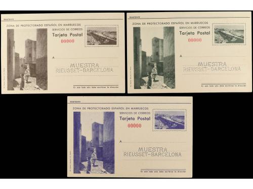 ✉ MARRUECOS. Ed. 33M, 35M, 37M, 39M. Cuatro Enteros postales