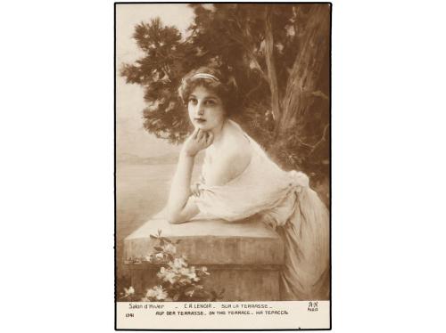 ✉ ESPAÑA. Ed. PEB 4. (1905 CA.). BARCELONA correo interior. 