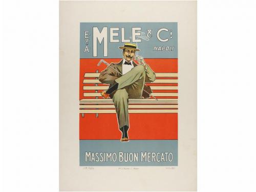 1914. CARTEL. (PUBLICIDAD). METLICOVITZ, L; HOHENSTEIN; CALD