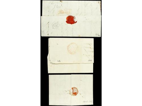 ✉ ESPAÑA: PREFILATELIA. 2901803-49. JEREZ. 3 cartas con marc