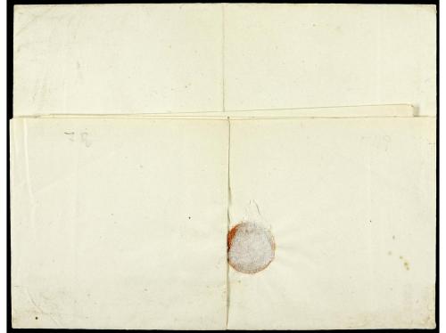 ✉ ESPAÑA: PREFILATELIA. 1848 (Mayo). CUENCA a SEVILLA. Fecha