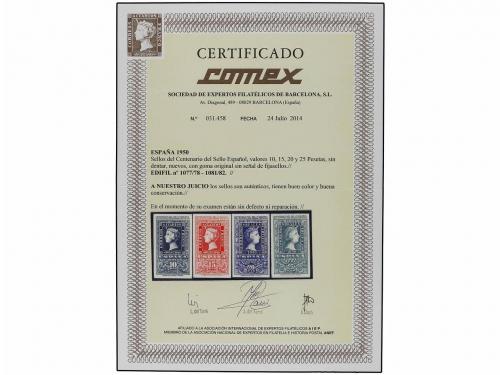 ** ESPAÑA. Ed. 1075/82. CENTENARIO. Serie completa. LUJO. Ce
