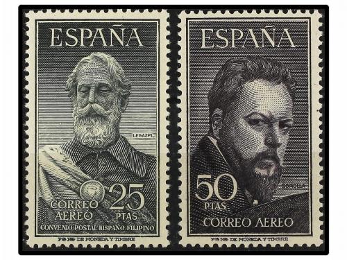 ** ESPAÑA. Ed. 1124/25. LEGAZPI Y SOROLLA. Serie completa. L