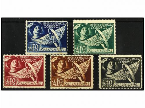 ** ESPAÑA: FRANQUICIAS MILITARES. Ed. 23/27. SERIE COMPLETA,