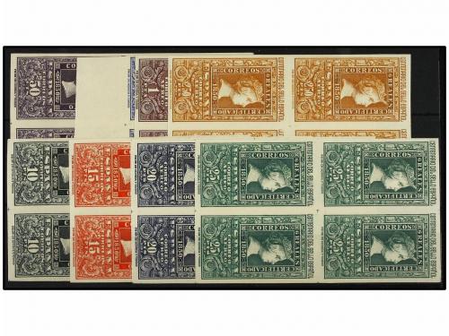 ** ESPAÑA. Ed. 1075/82. CENTENARIO. Serie completa en bloque