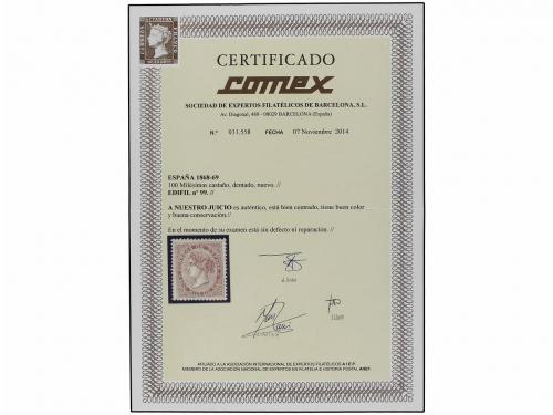 * ESPAÑA. Ed. 99. 100 mils. castaño. Excelente color y centr