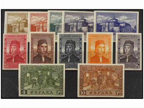 ** ESPAÑA. Ed. 547/58. SERIE COMPLETA SIN DENTAR. LUJO. Cat.