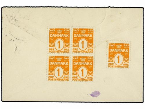 ✉ DINAMARCA. 1912 (29 VII). HARESKOW. FIRST FLIGHT cover. (M