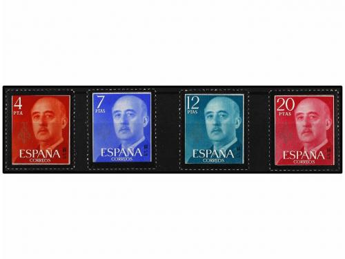 ** ESPAÑA. Ed. 2225/28. FRANCO. Habiliación privada de LUTO 