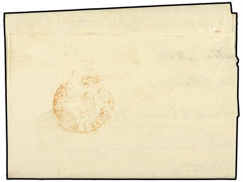 ✉ ESPAÑA. Ed. 17. 1853. TARRASA a ALCALÁ DE HENARES. 6 cuart