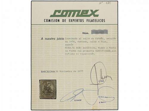 (*) ESPAÑA. Ed. 151. 4 pts. rosa. Excelente centraje. Inclus