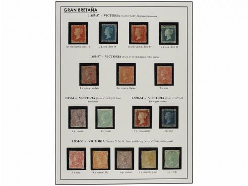 GRAN BRETAÑA. COLLECTION FROM 1840 to 1919. Almost a complet