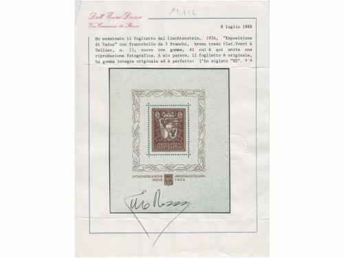 LOTES y COLECCIONES. LIECHTENSTEIN. 1912-2008. Colección mon