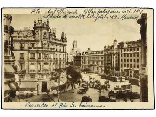 ✉ ESPAÑA GUERRA CIVIL. 1939 (22-5). MADRID a BARCELONA. Tarj