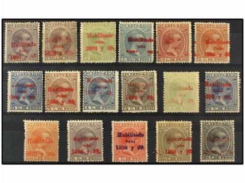* PUERTO RICO. Ed. 150/66. SERIE COMPLETA. Centrajes buenos 