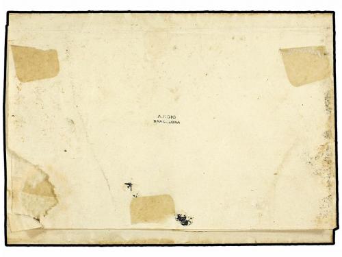 ✉ ESPAÑA. Ed. 6. 1851. ARTESA DE SEGRE a OLIANA. 6 cuartos n