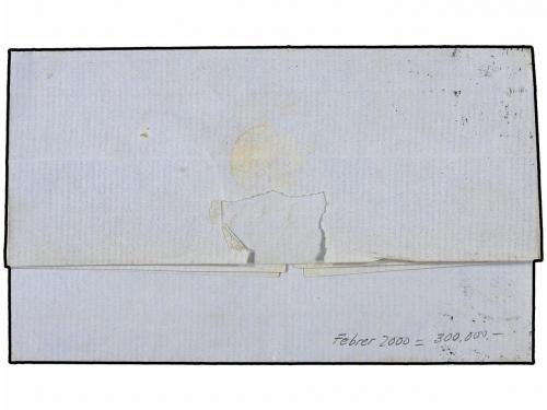 ✉ CUBA. Ant. 14F. 1868. HABANA a BARCELONA. 20 cent. verde F