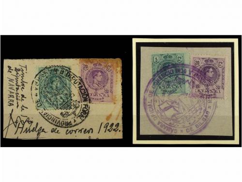 ✉ ESPAÑA. Ed. 271. 1922. VALENCIA a TARRASA. HUELGA DE CORRE