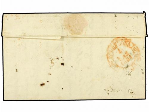 ✉ ESPAÑA. Ed. 6. 1851 (2 Enero). VALENCIA a BARCELONA. 6 cua