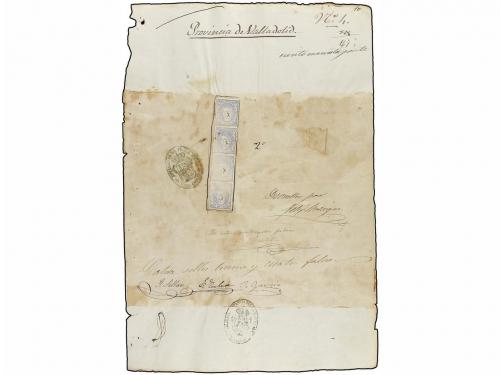 ✉ ESPAÑA. Ed. 107F. 1872. 50 milésimas azul FALSOS POSTALES.