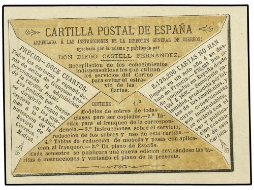 ✉ ESPAÑA: FRANQUICIAS POSTALES. Prospecto de propaganda de l
