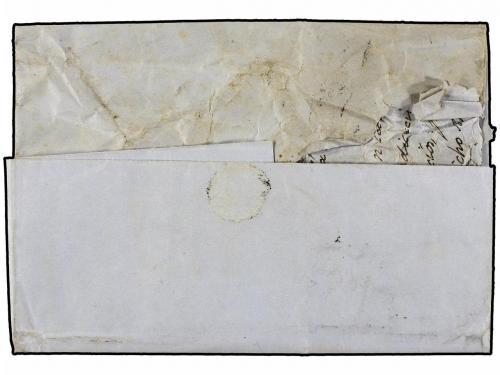 ✉ CUBA. Ant. 19 (2), 20. 1871. HABANA a VALMASEDA (España). 