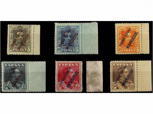 * COLONIAS ESPAÑOLAS: TANGER. Ed. 56/61. 30, 40, 50 cts., 1,