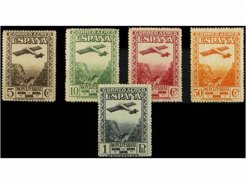* ESPAÑA. Ed. 650/54N. SERIE COMPLETA, dentado 14, numeració