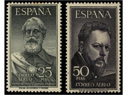 ** ESPAÑA. Ed. 1124/25. LEGAZPI y SOROLLA. Serie completa, s