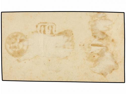 ✉ PORTUGAL. 1874. FRONTAL. LISBOA a PARÍS. 80 reis naranja, 