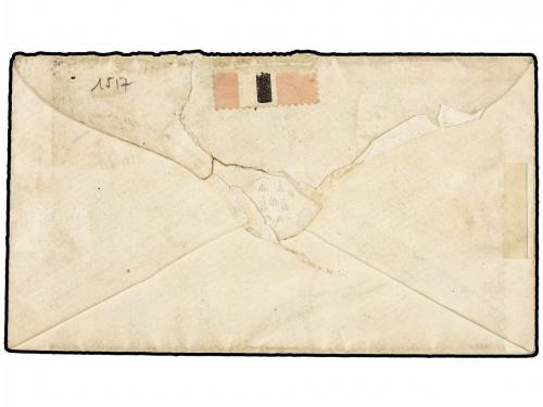 ✉ NUEVA ZELANDA. Sg. 113 (2), 122. 1869. AUCKLAND to IRELAND