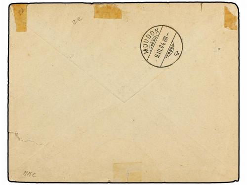 ✉ CHINA. 1904. PACKHOI to SWITZERLAND. 5 cts., 10 cts. (2) a