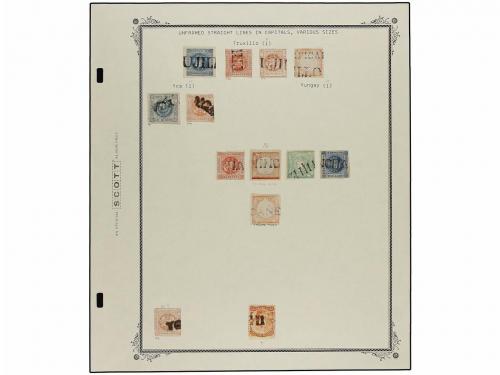 ° PERU. 1858-1866. Colección formada por 531 sellos con dive