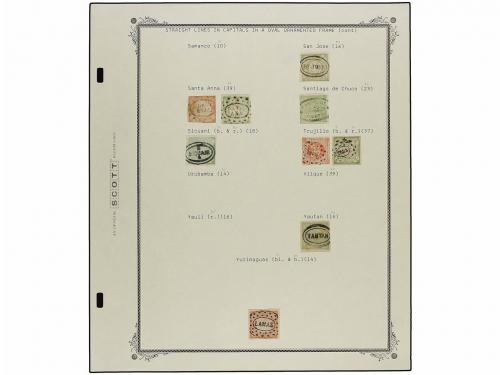 ° PERU. 1858-1866. Colección formada por 531 sellos con dive