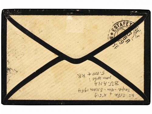 ✉ GIBRALTAR. 1879. GIBRALTAR a ORÁN (Argelia). 2 1/2 p. rosa
