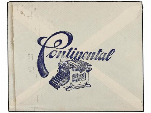 ✉ ESPAÑA. Ed. 688. 1936. LAS PALMAS a DINAMARCA. 50 cts. azu