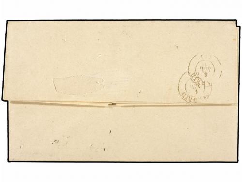 ✉ ESPAÑA. Ed. 108. 1871. SAN SEBASTIÁN a MADRID. 100 mils. c