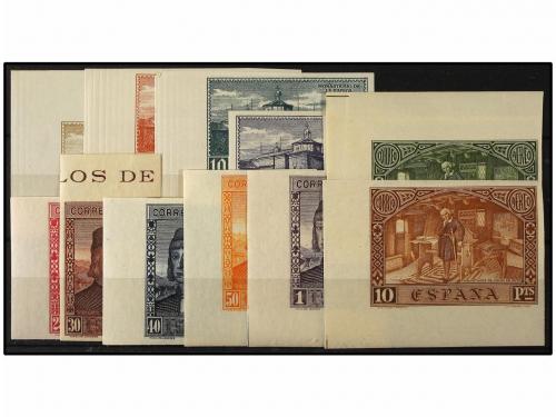** ESPAÑA. Ed. 547/58s. SERIE COMPLETA SIN DENTAR. La mayorí