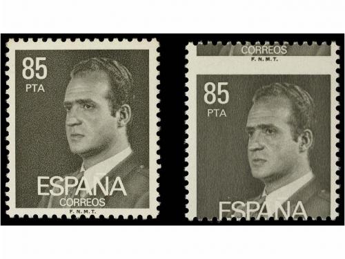 ** ESPAÑA. Ed. 2604. JUAN CARLOS I. 85 pts. gris DENTADO DES