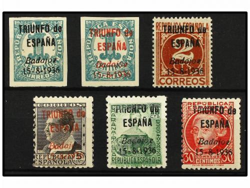 ** ESPAÑA E. LOCALES PATRIOTICAS: BADAJOZ. Ed. 2/7. SERIE CO