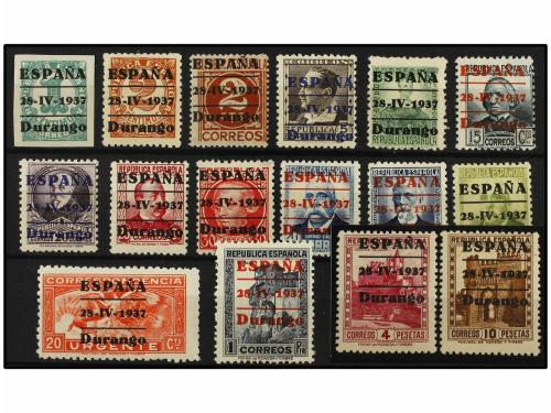 ** ESPAÑA E. LOCALES PATRIOTICAS: DURANGO. Ed. 1/16hei. SERI