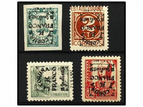 ** ESPAÑA E. LOCALES PATRIOTICAS: CORUÑA. Ed. 1, 2. 5, 8hi. 