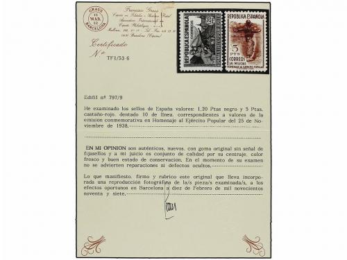 ** ESPAÑA. Ed. 792/800. SERIE COMPLETA, excelentes centrajes