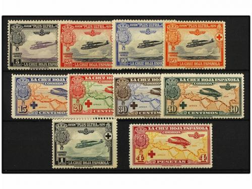 **/* ESPAÑA. Ed. 339/48. SERIE COMPLETA, sello de 4 pts. ina