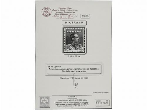 **/* ESPAÑA. Ed. 320, 321 (5), 322/23, 315B (2). Diversos va