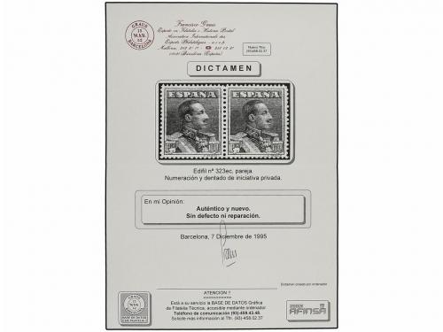 * ESPAÑA. Ed. 320ec (6), 323ec (2). CONJUNTO de sellos CAMBI
