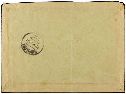 ✉ ESPAÑA. Ed. 312, 314/18, 320. 1927. SAN FELIU DE LLOBREGAT