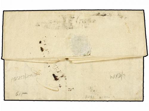 ✉ ESPAÑA: PREFILATELIA. 1808 (16 Octubre). EJÉRCITOS FRANCES