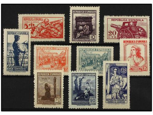 ** ESPAÑA. Ed. NE 46/55. NO EMITIDOS. SERIE COMPLETA. LUJO. 