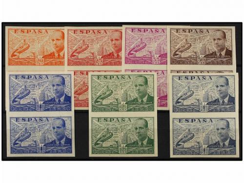 ** ESPAÑA. Ed. 880/86s. SERIE COMPLETA en parejas SIN DENTAR